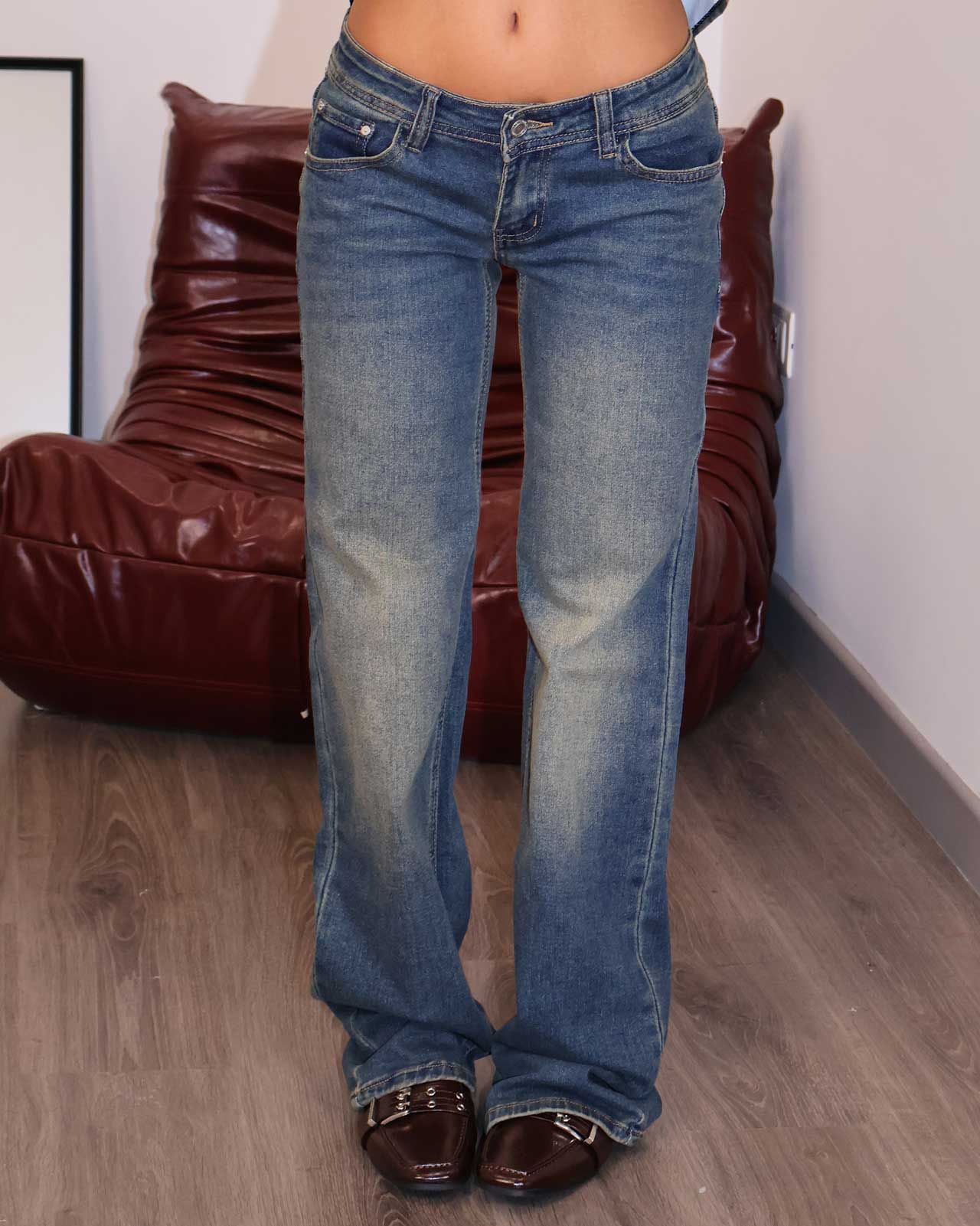 JEANS BASSA VITA DARK DENIM
