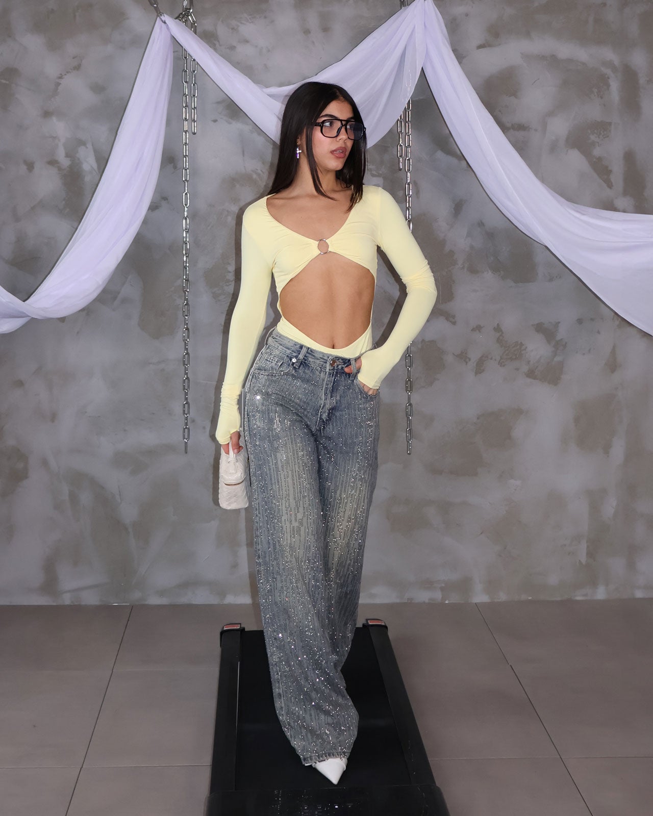 JEANS STRASS VINTAGE