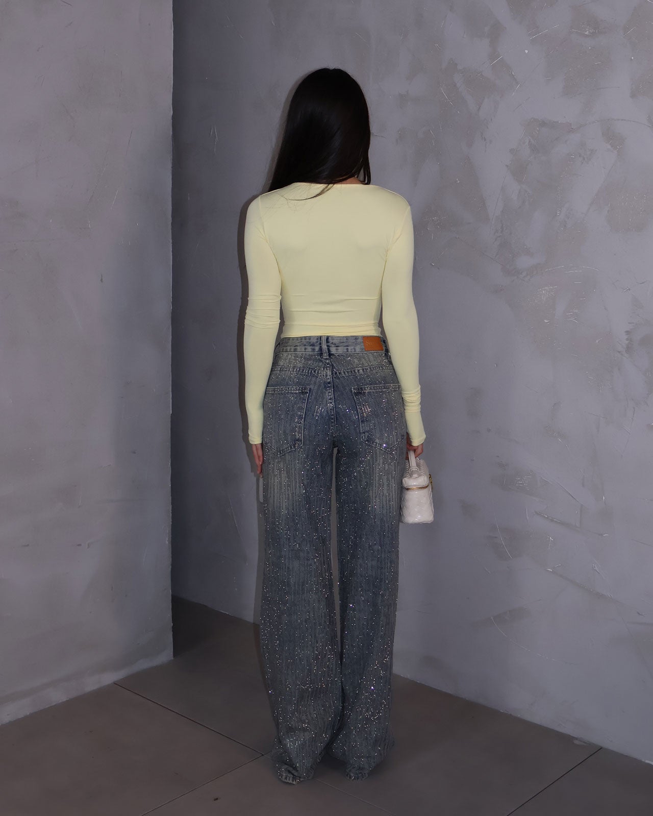 JEANS STRASS VINTAGE
