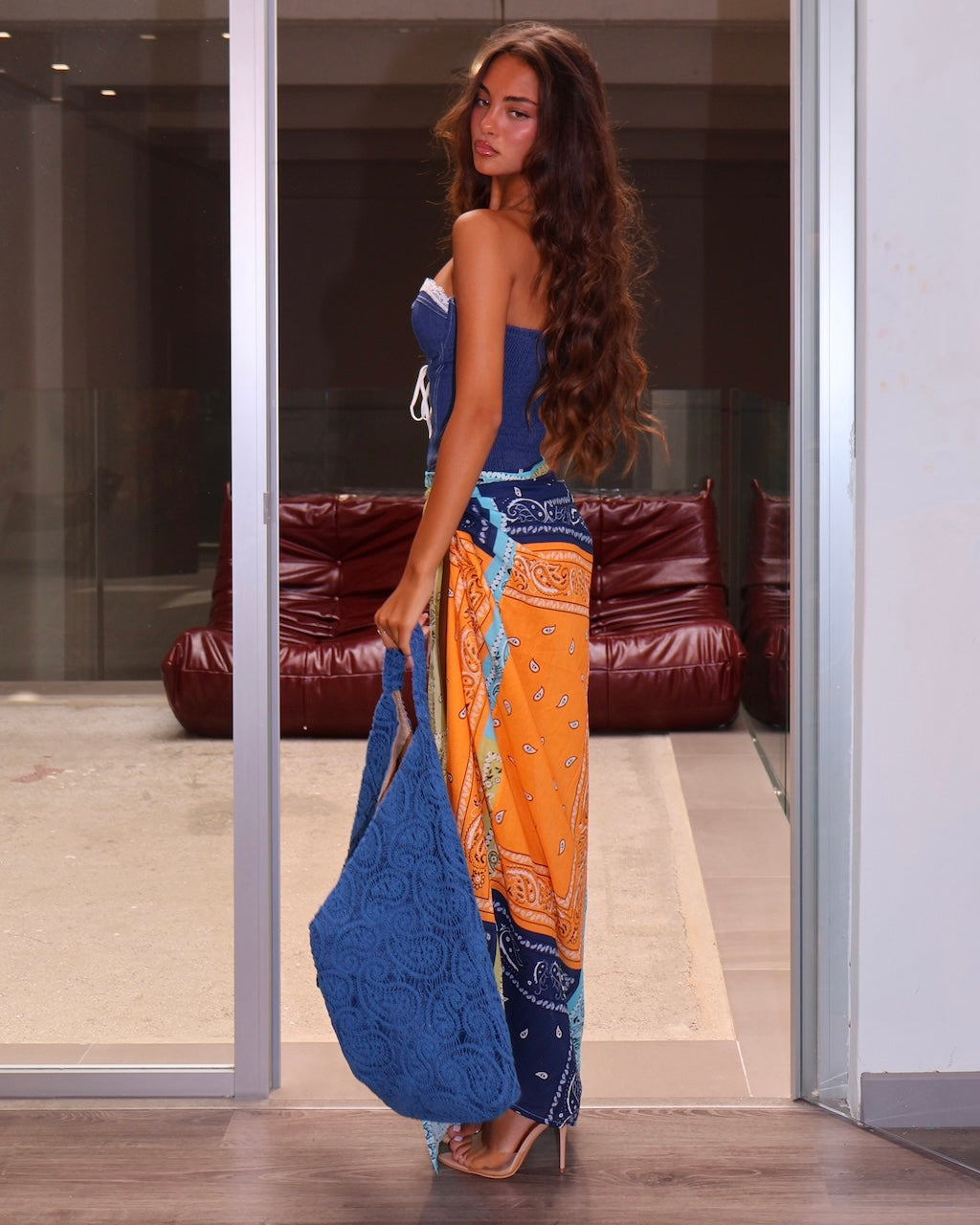 SKIRT BANDANA ARANCIONE