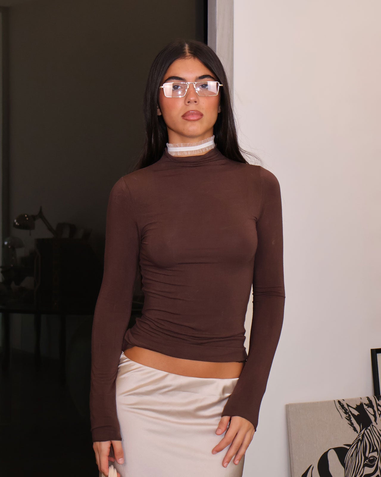 MAGLIA HYPER MARRONE