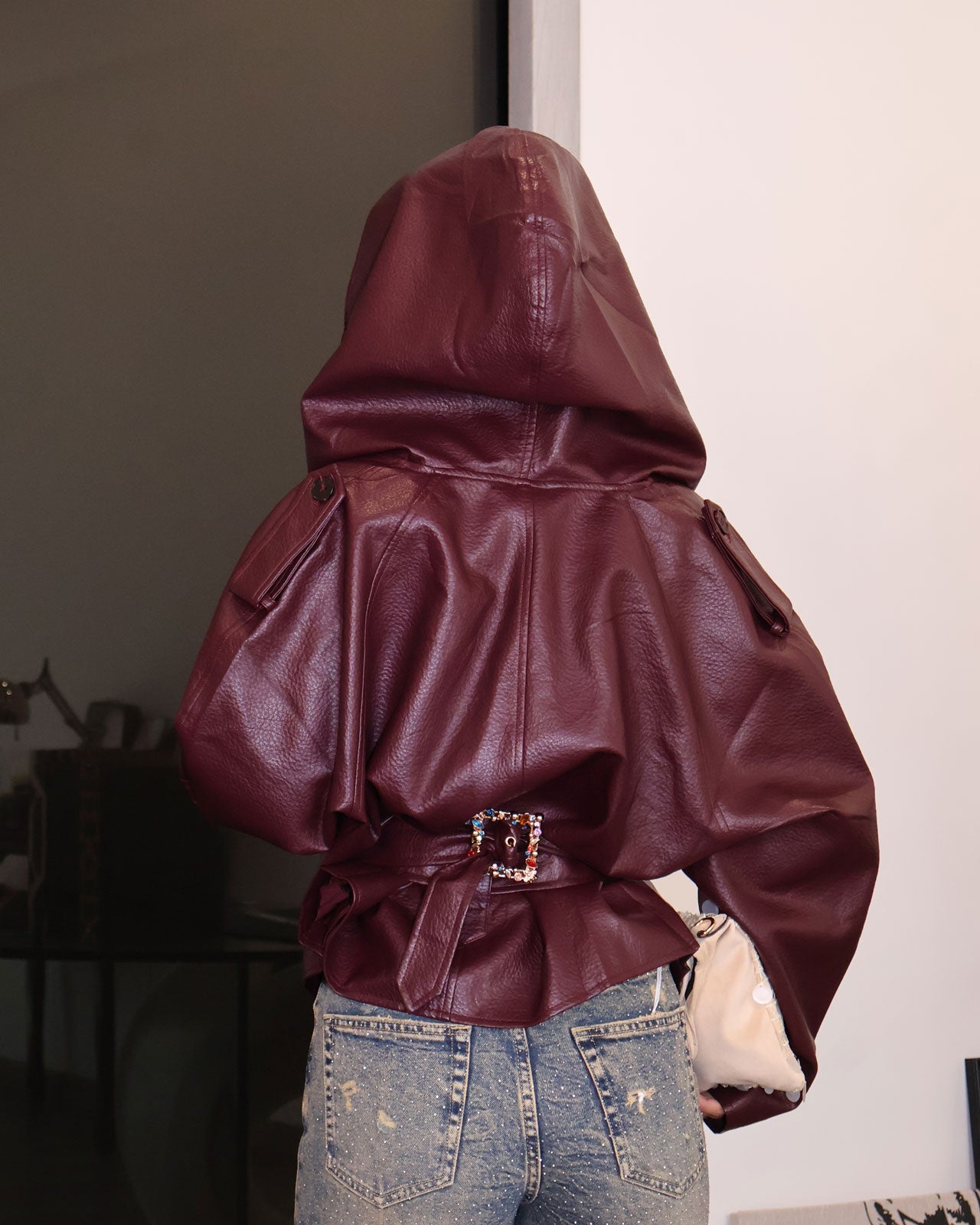 CHAQUETA DE CORTEZA DE VINO