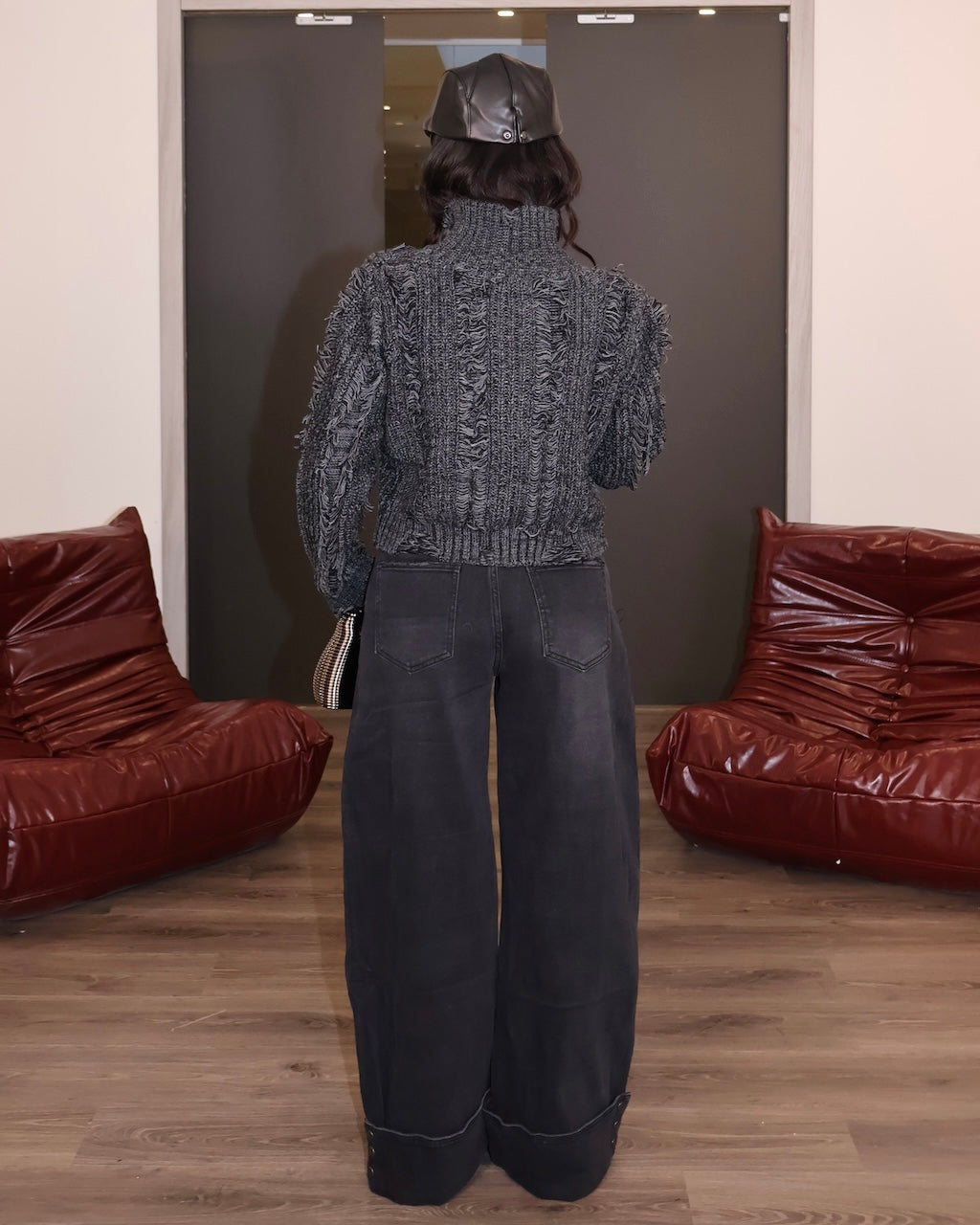 PULL AGO E FILO GRIGIO