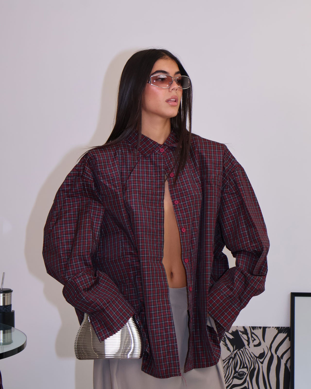 CAMICIA SFUMATURE DI ACERO