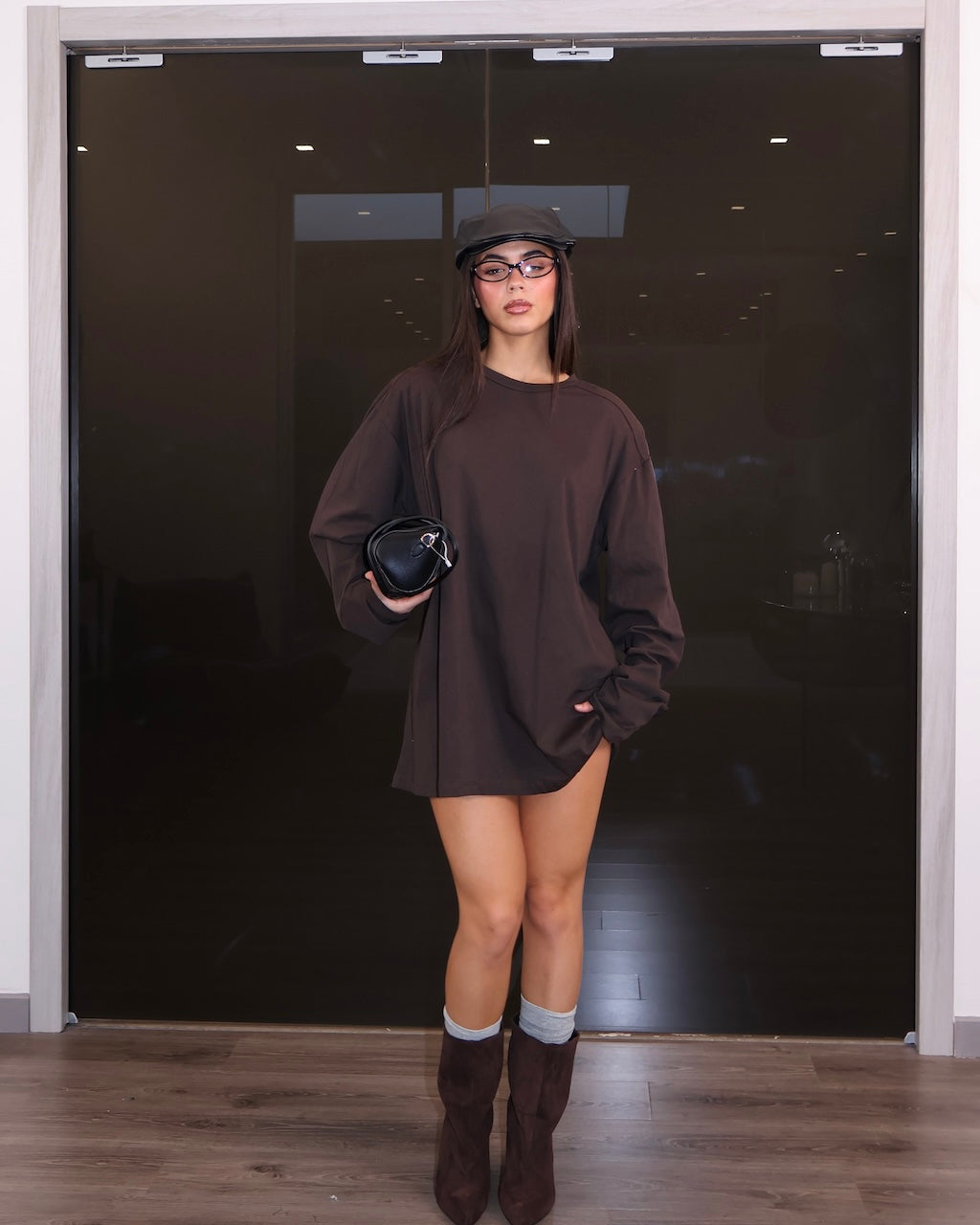 MAGLIA IMPERDIBILE MARRONE