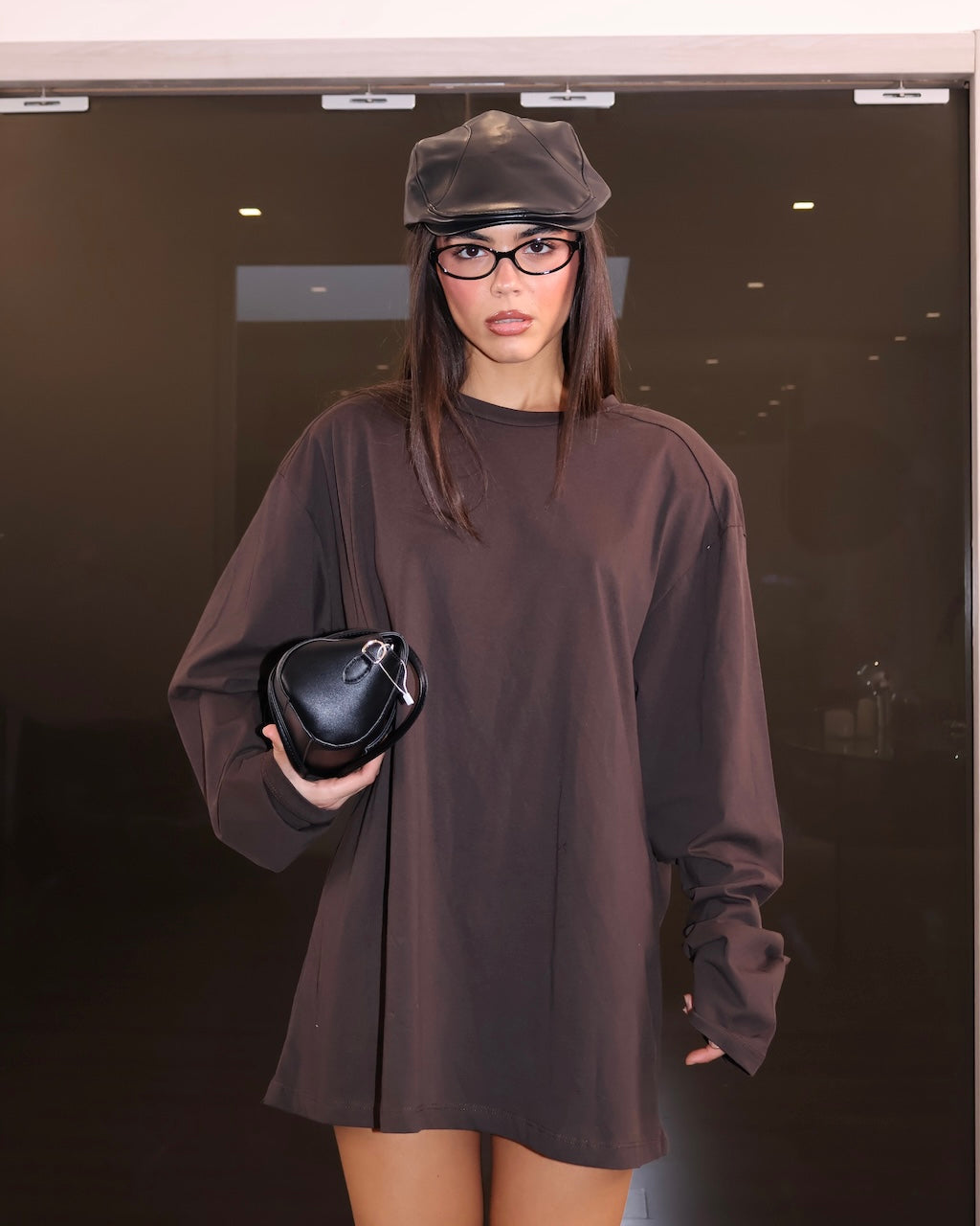 MAGLIA IMPERDIBILE MARRONE