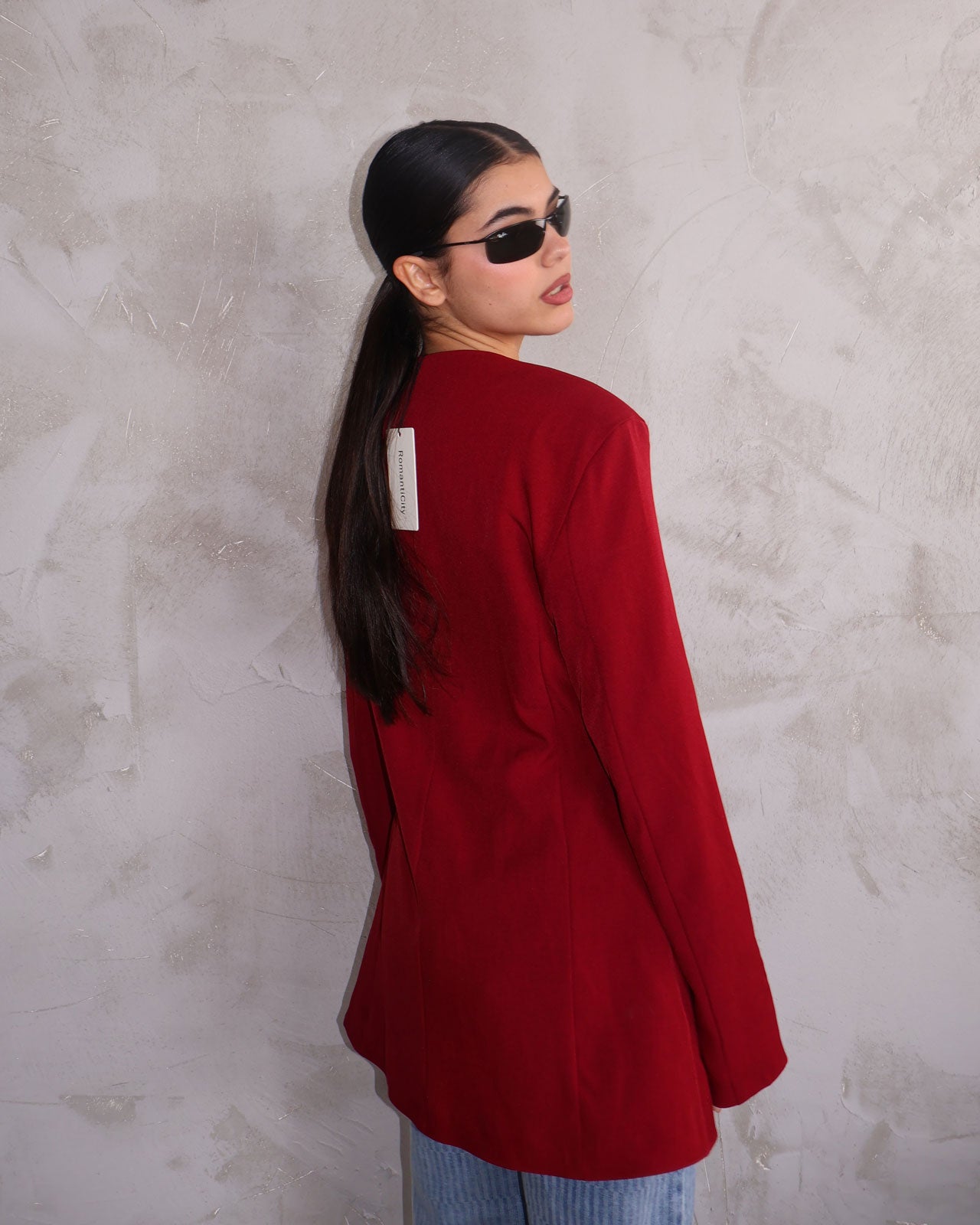 JACKET BOTTONS ROSSO