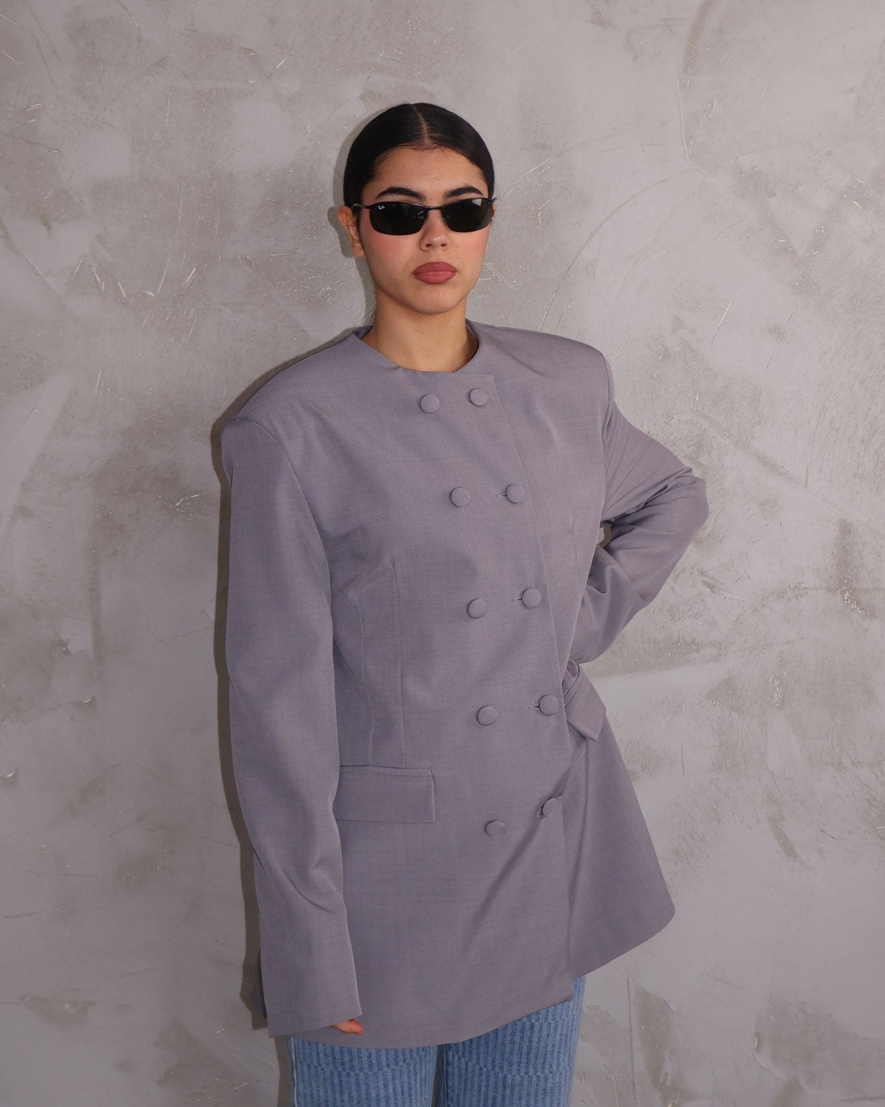 JACKET BOTTONS GRIGIO