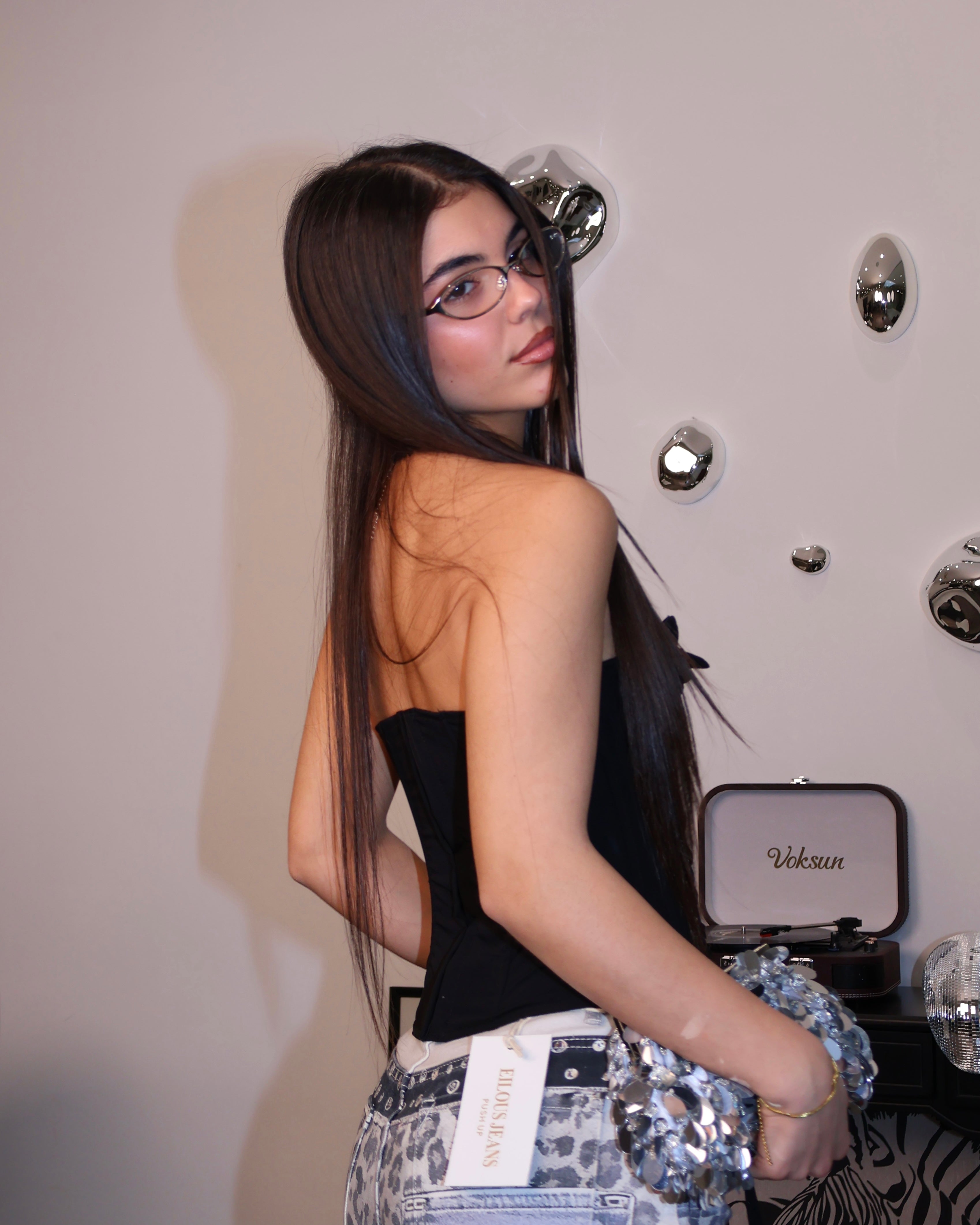 CORSET STRINGHE NERO