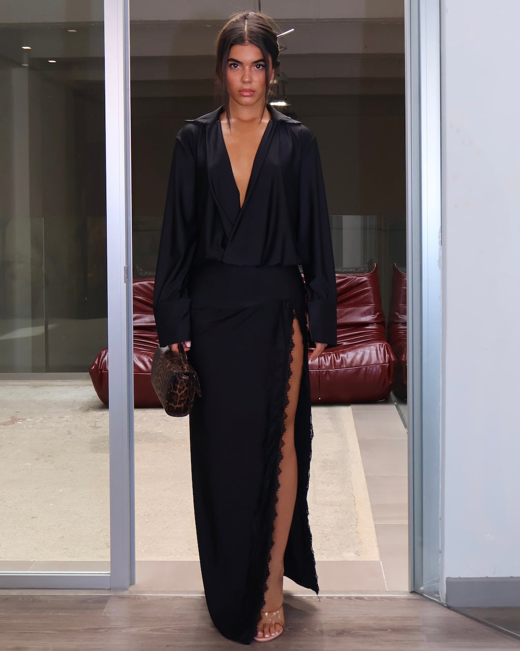 VESTIDO BRIN NEGRO