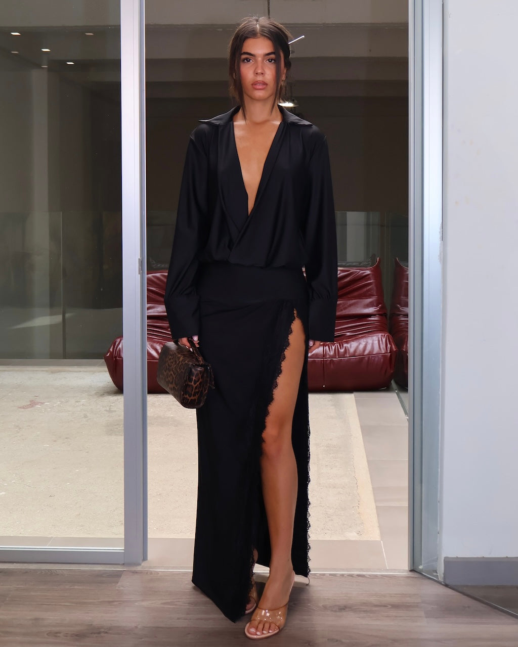 VESTIDO BRIN NEGRO
