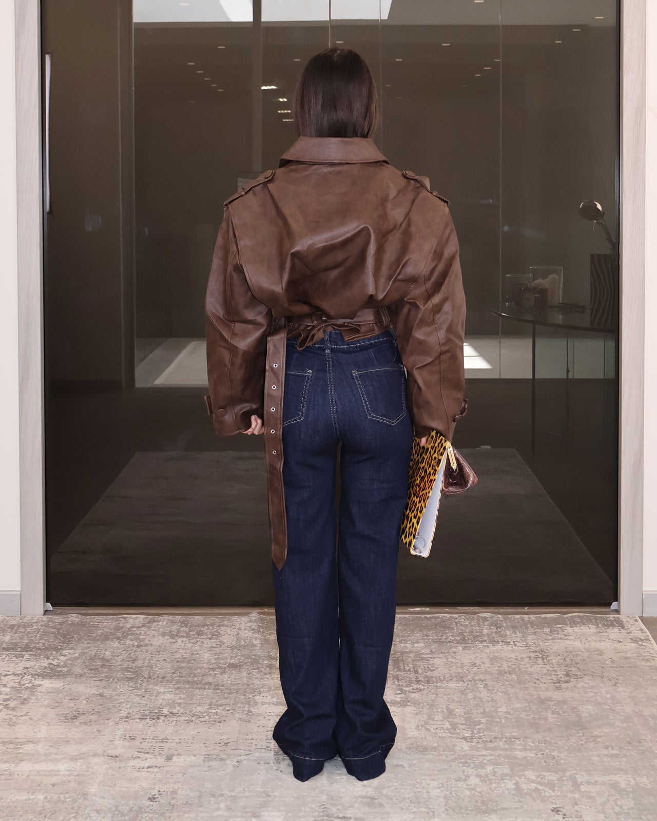 JACKET STAGIONE SOSPESA MARRONE