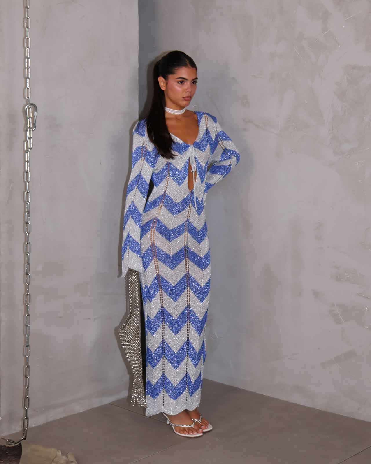 DRESS ONDA MARINA