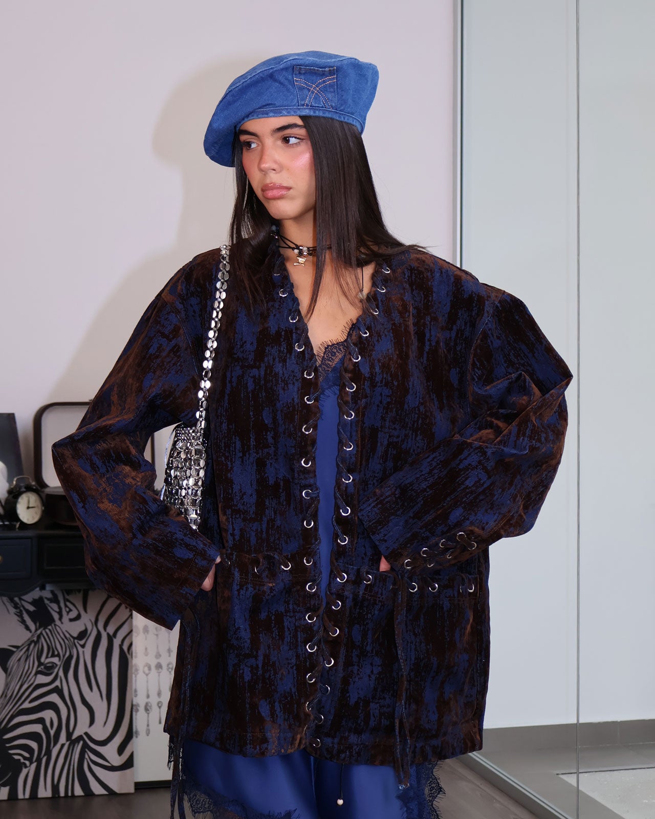 JACKET BRIGHT WING BLU