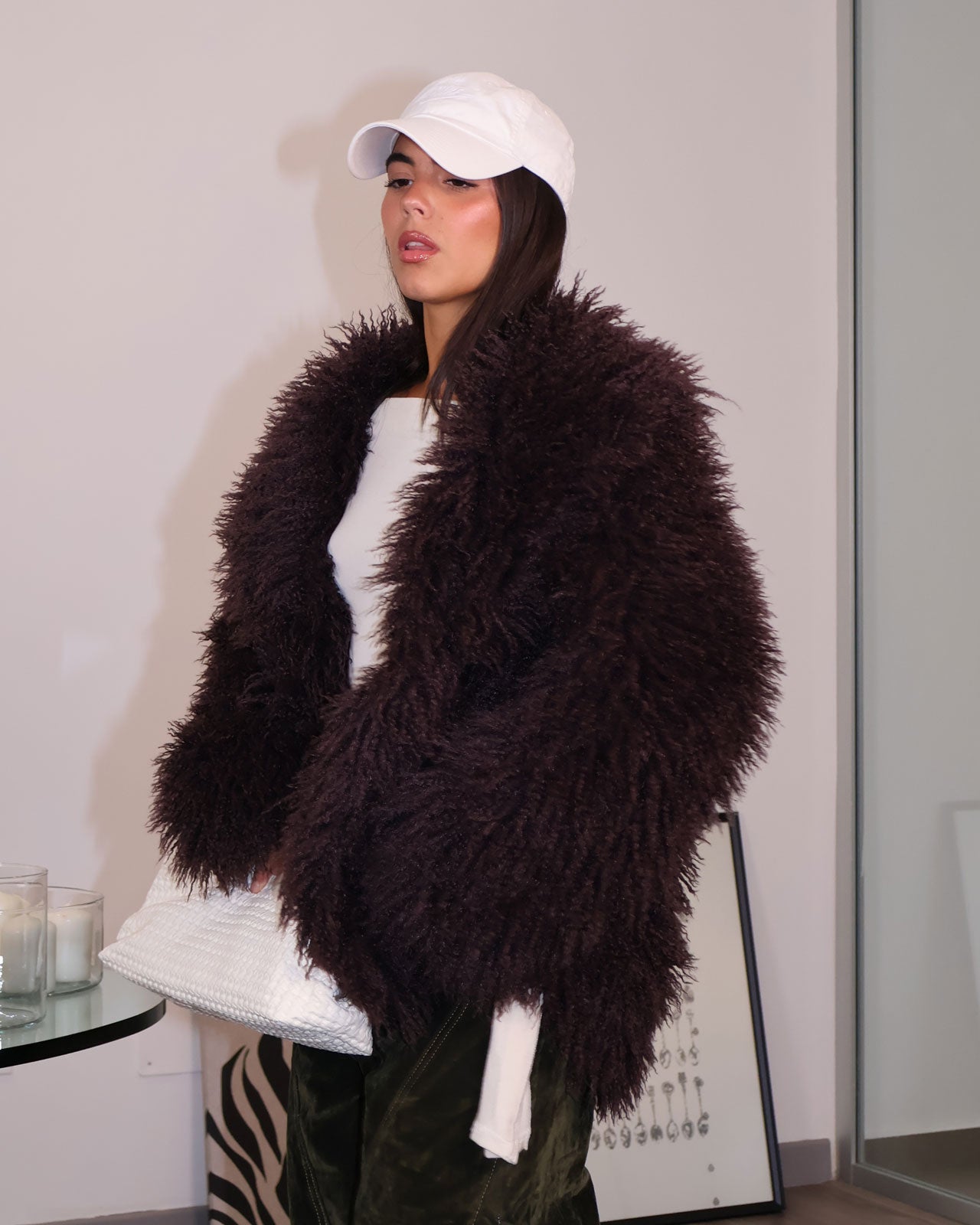 ECOFUR MORGANA MARRONE