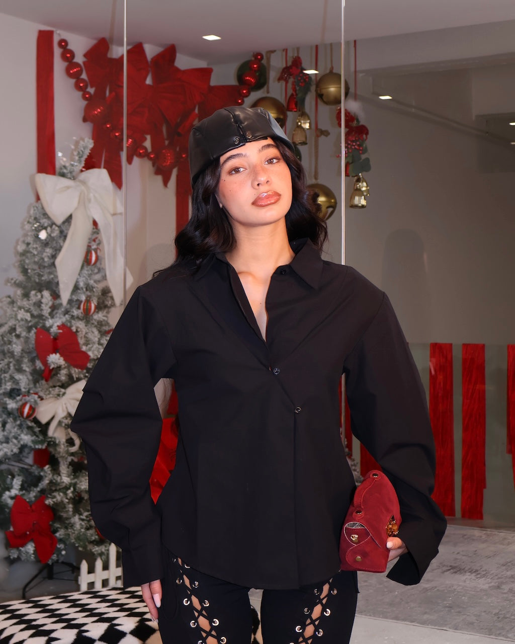 CAMICIA OUTLINE NERO