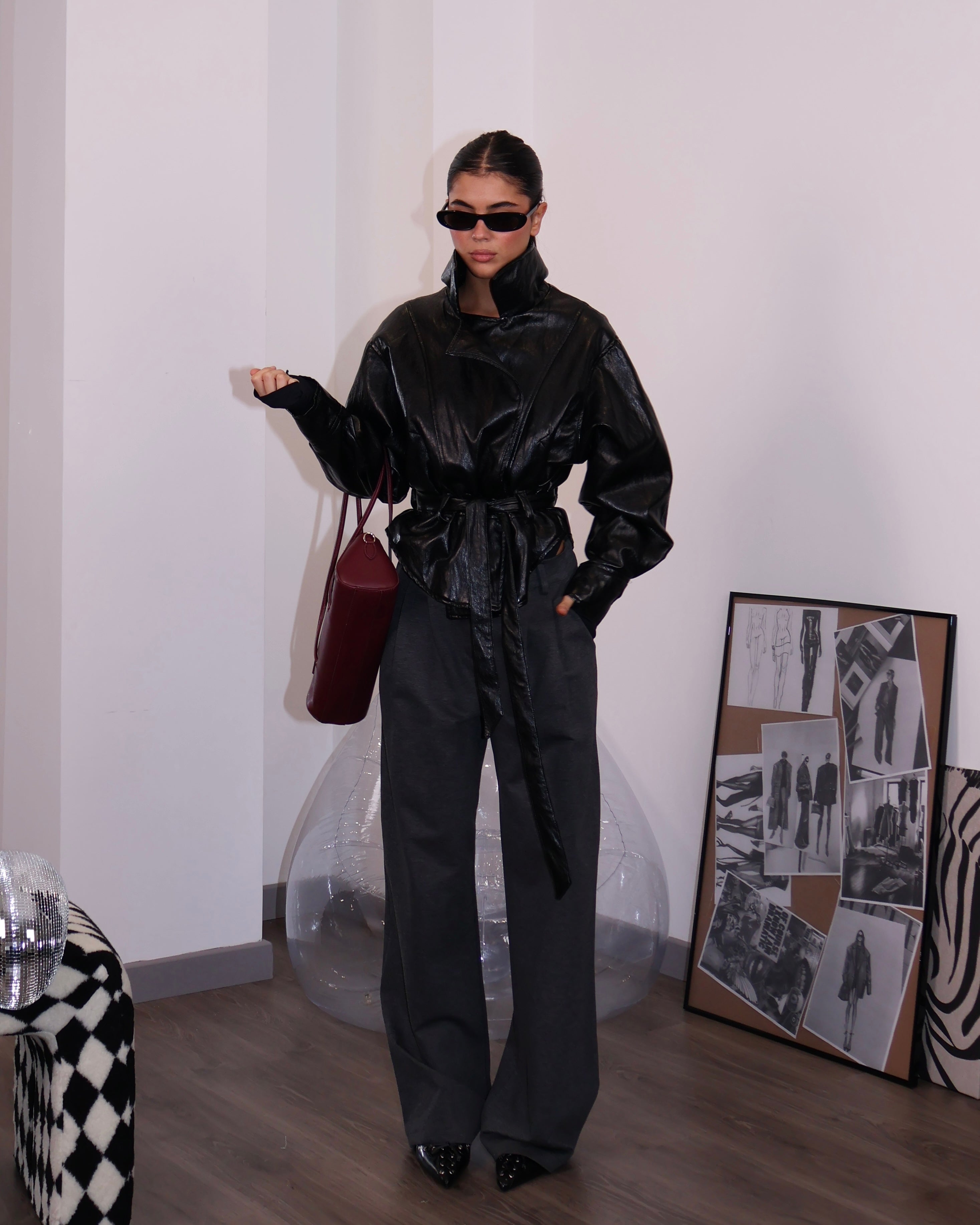 JACKET MARE DI ATTENZIONI NERO