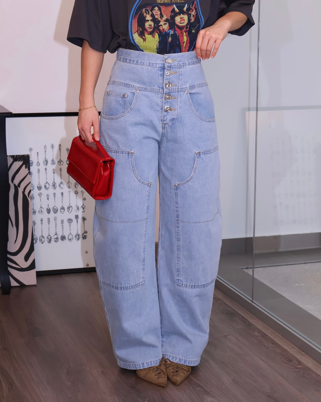 JEANS ARELIA DENIM CHIARO