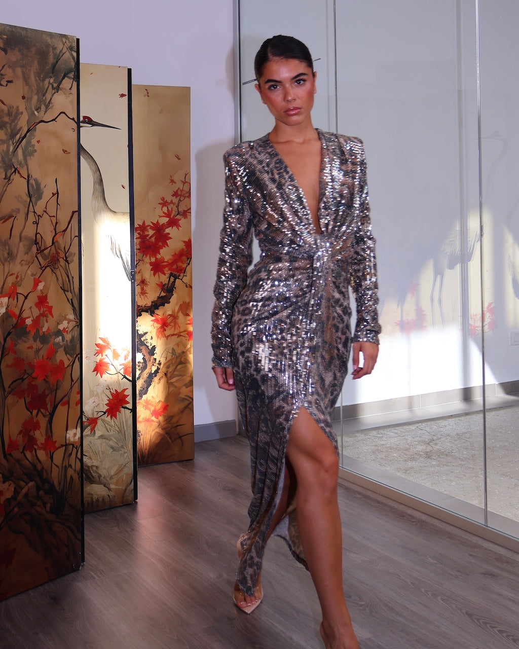 DRESS LEO SHINE