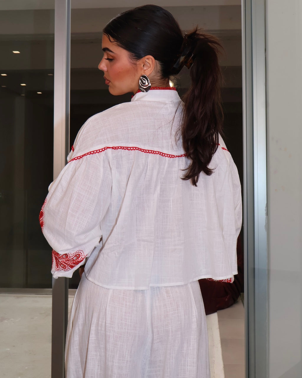 CAMICIA MEXI BIANCA