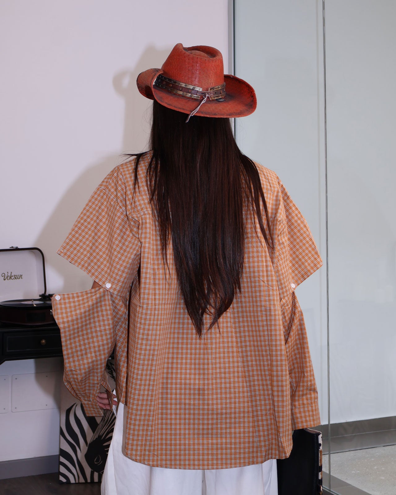 CAMICIA HEART ARANCIONE