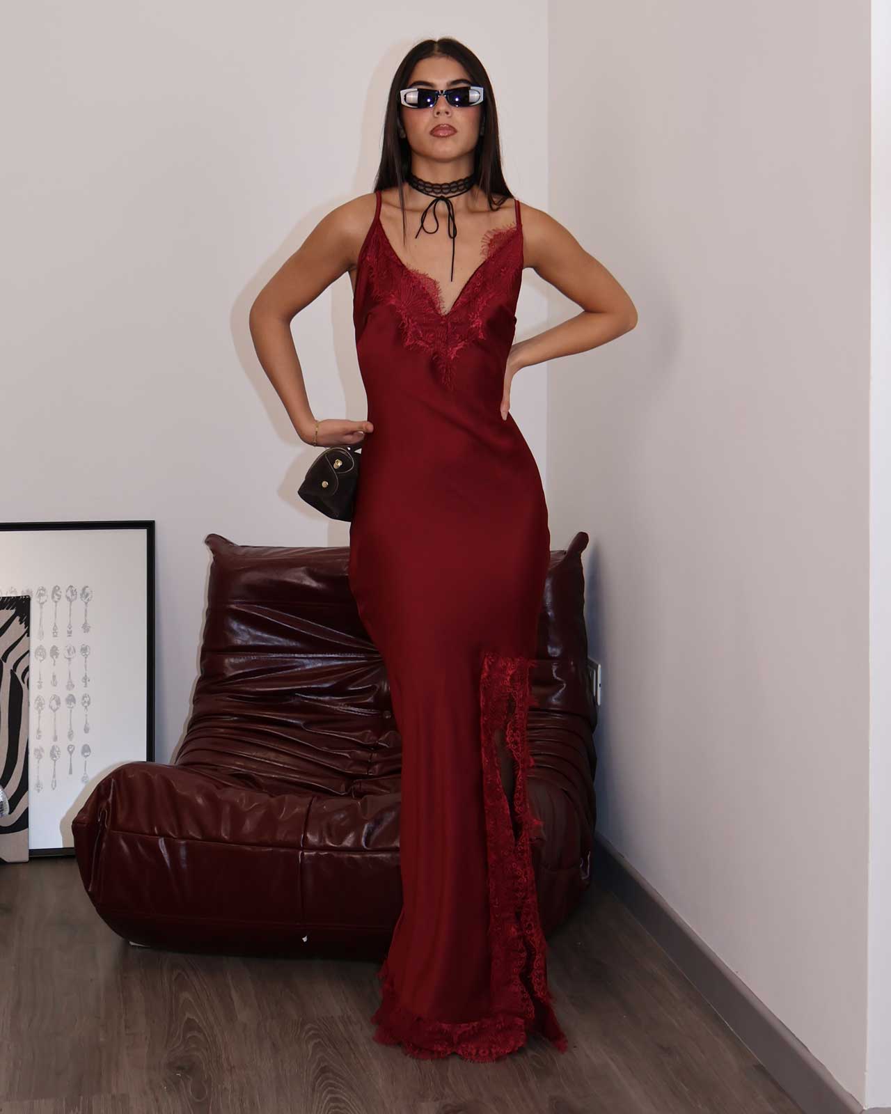 DRESS DAMA IN PIZZO