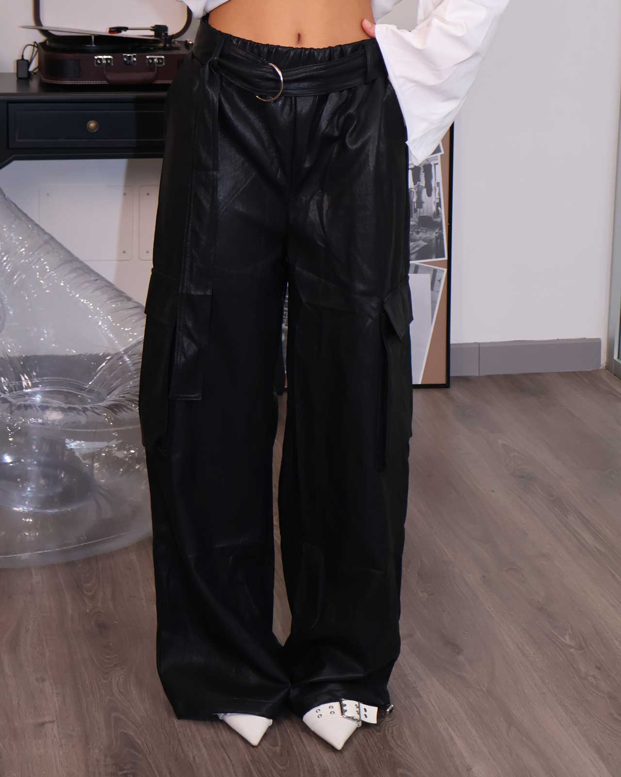 PANT VELINA MOVE NERO