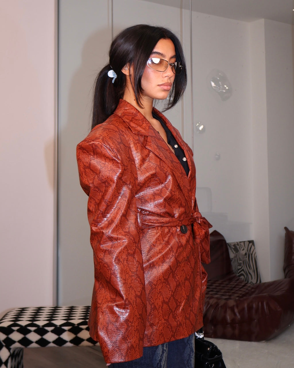 JACKET ARVÈ MARRONE