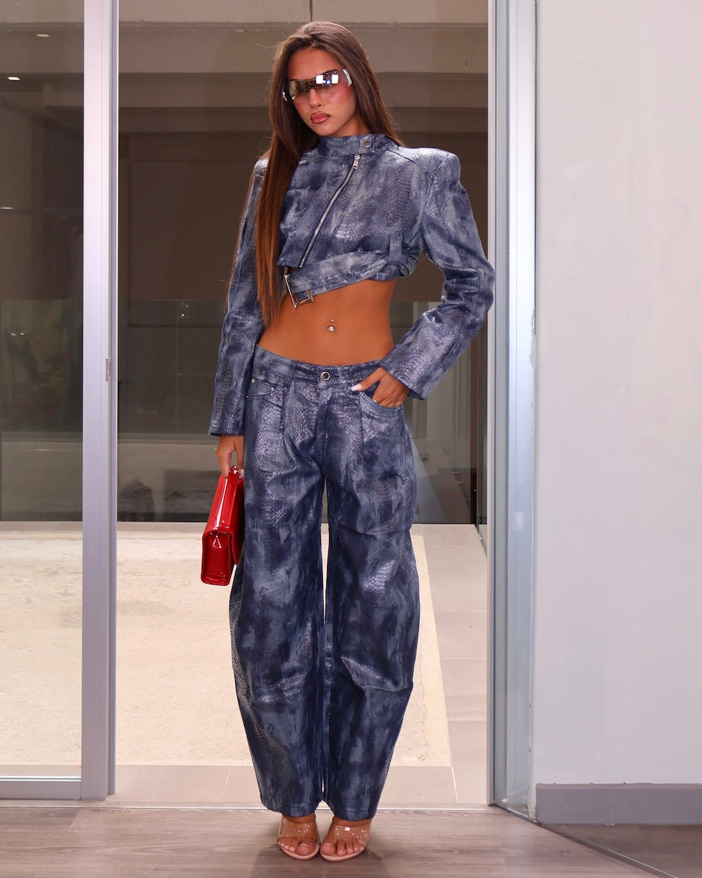 COORD DENIM SEQUIN