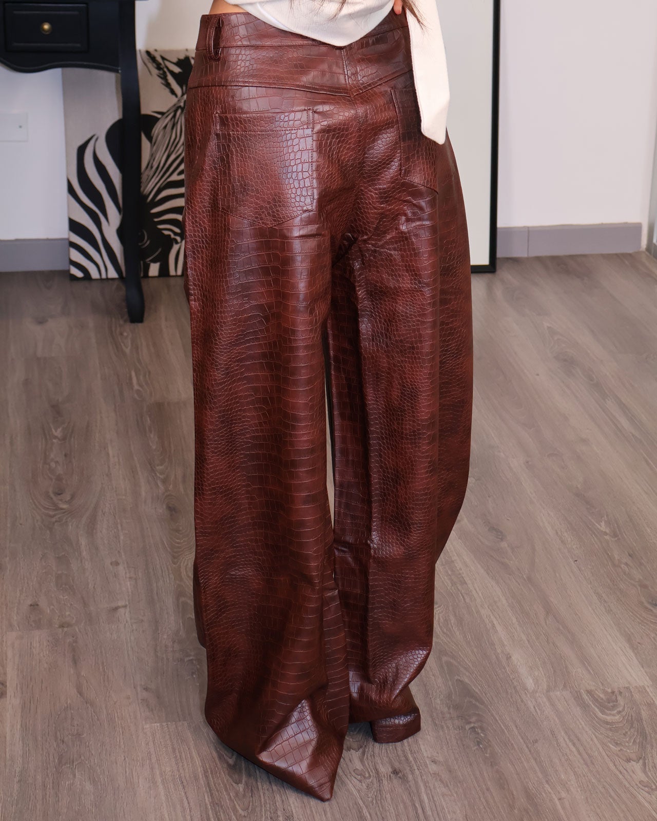 PANTALONE LUSSUREGGIANTE MARRONE