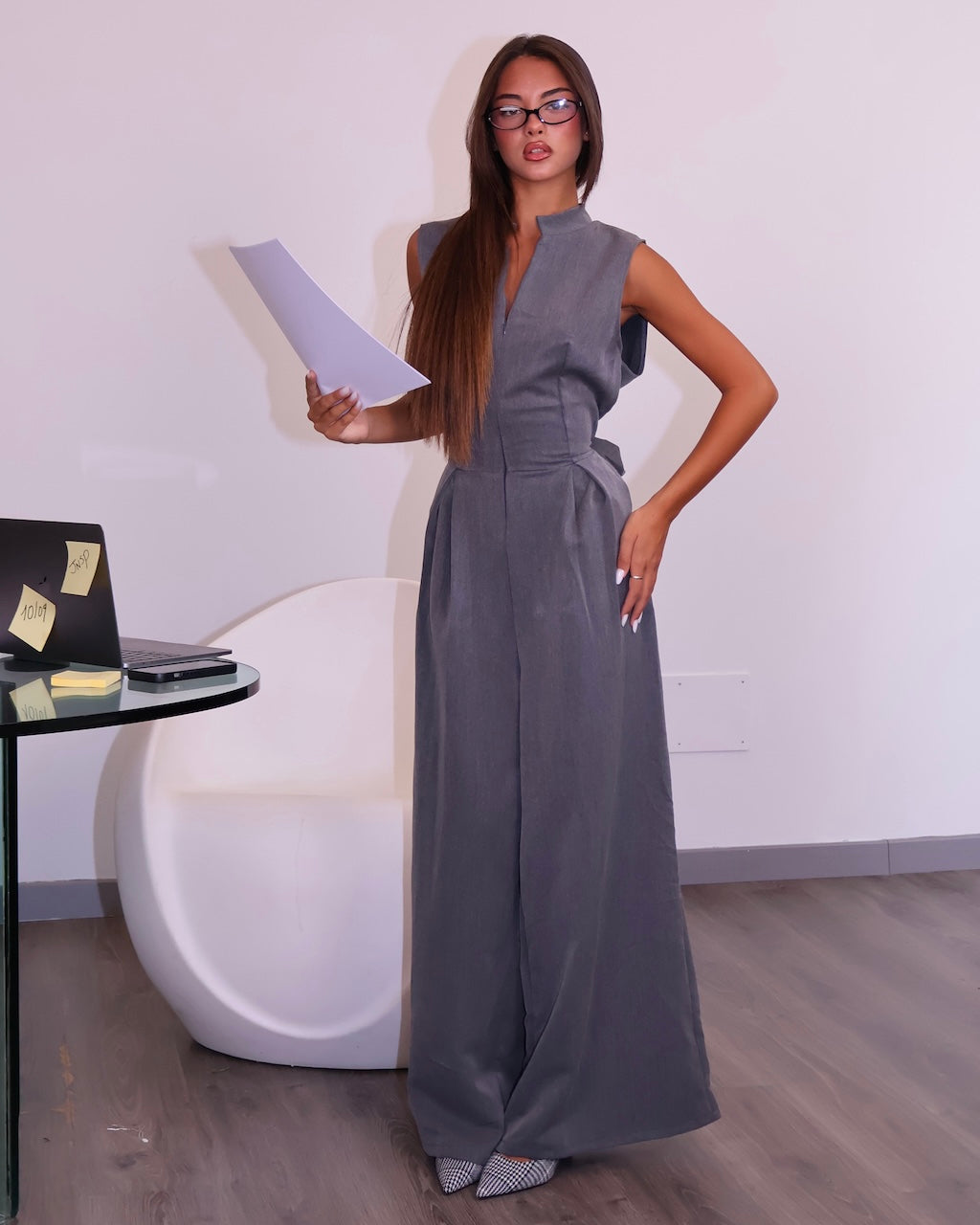 JUMPSUIT GRIS