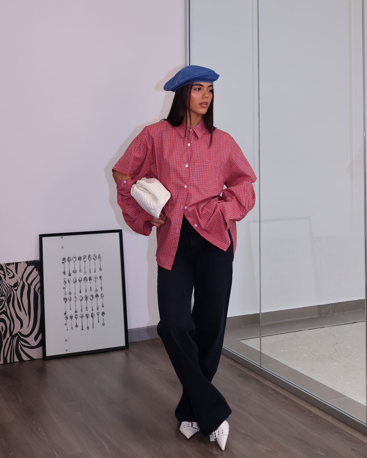CAMICIA HEART ROSSO