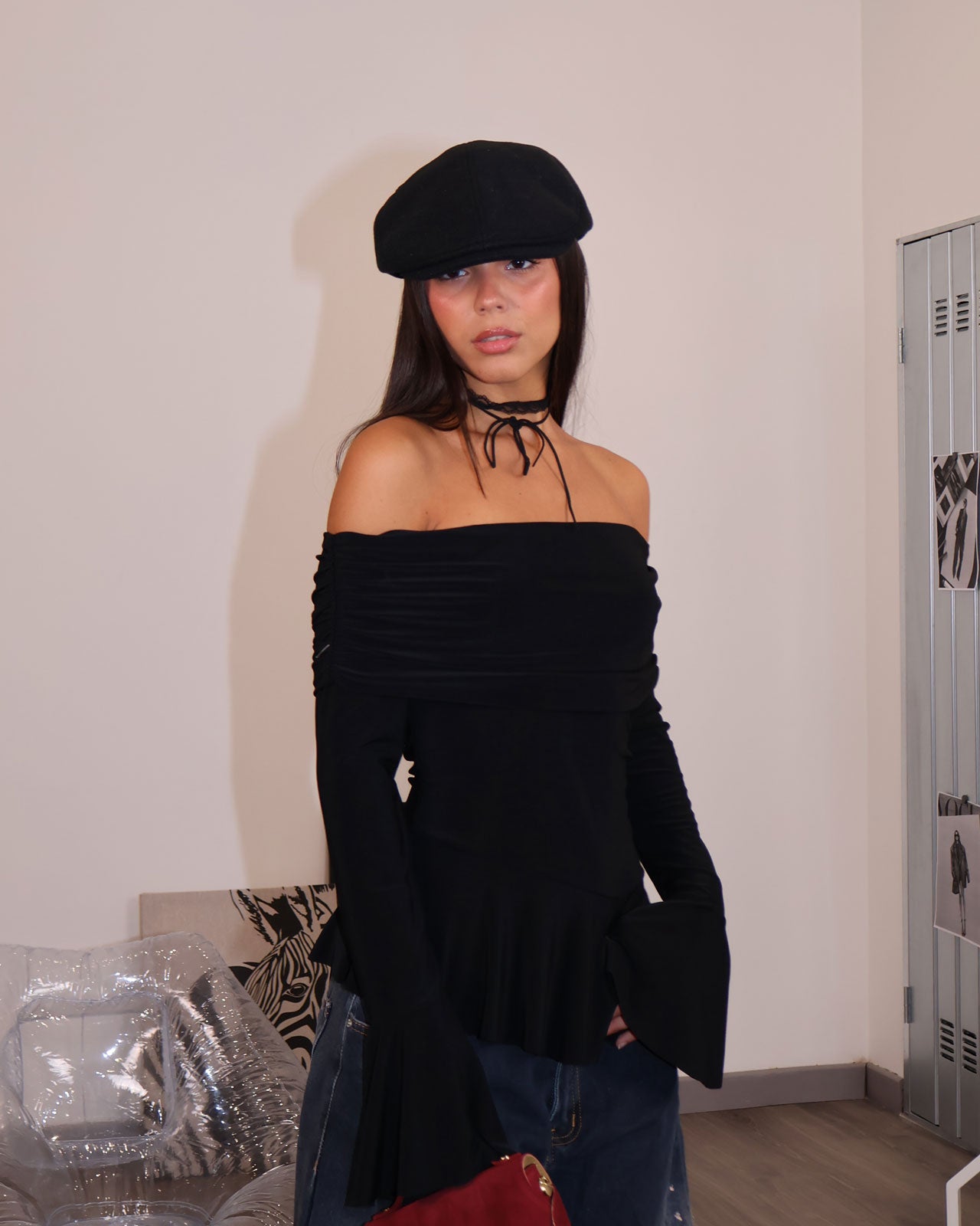 MAGLIA SCOLLO MATRIX NERO