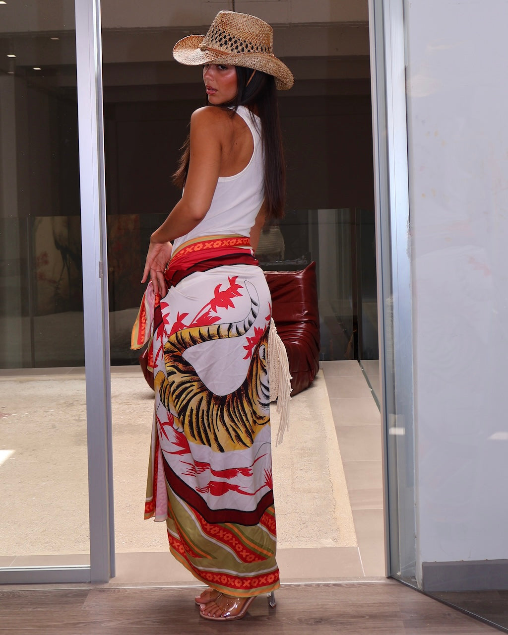SKIRT ANIMAL TIGER
