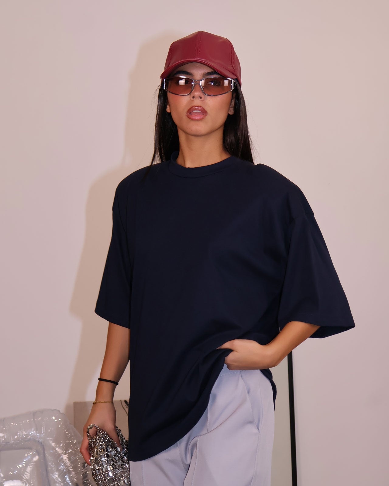 T-SHIRT BASIC SPALLIN BLU