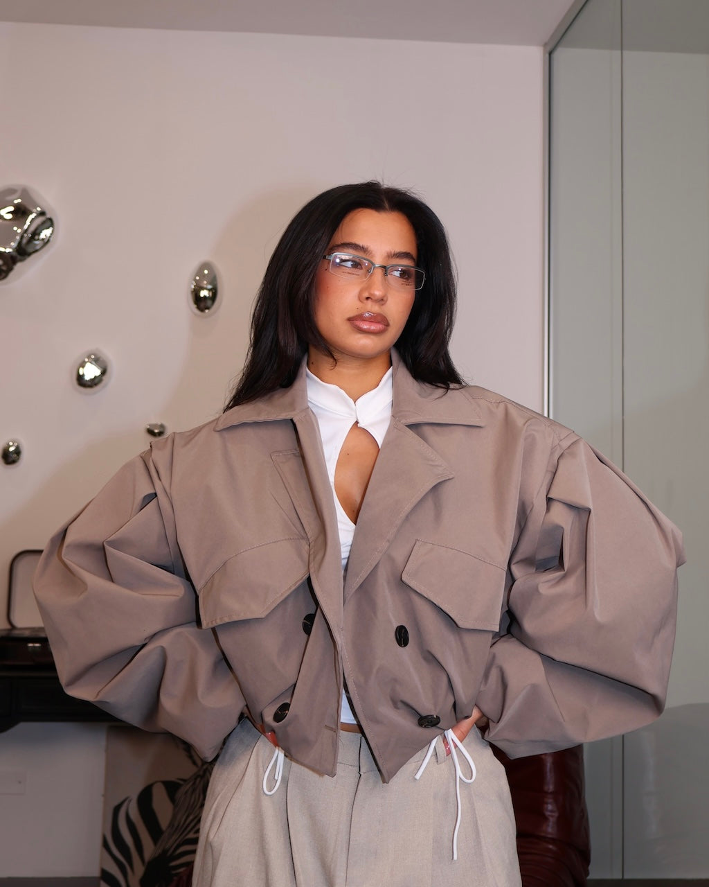 CHESTNUT WINE JACKET