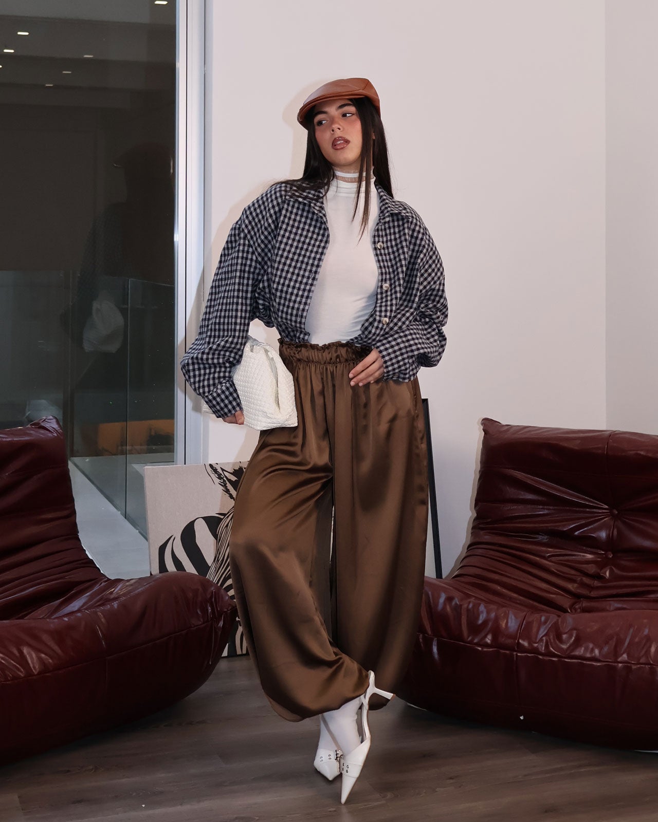 PANT FORTUNA MARRONE