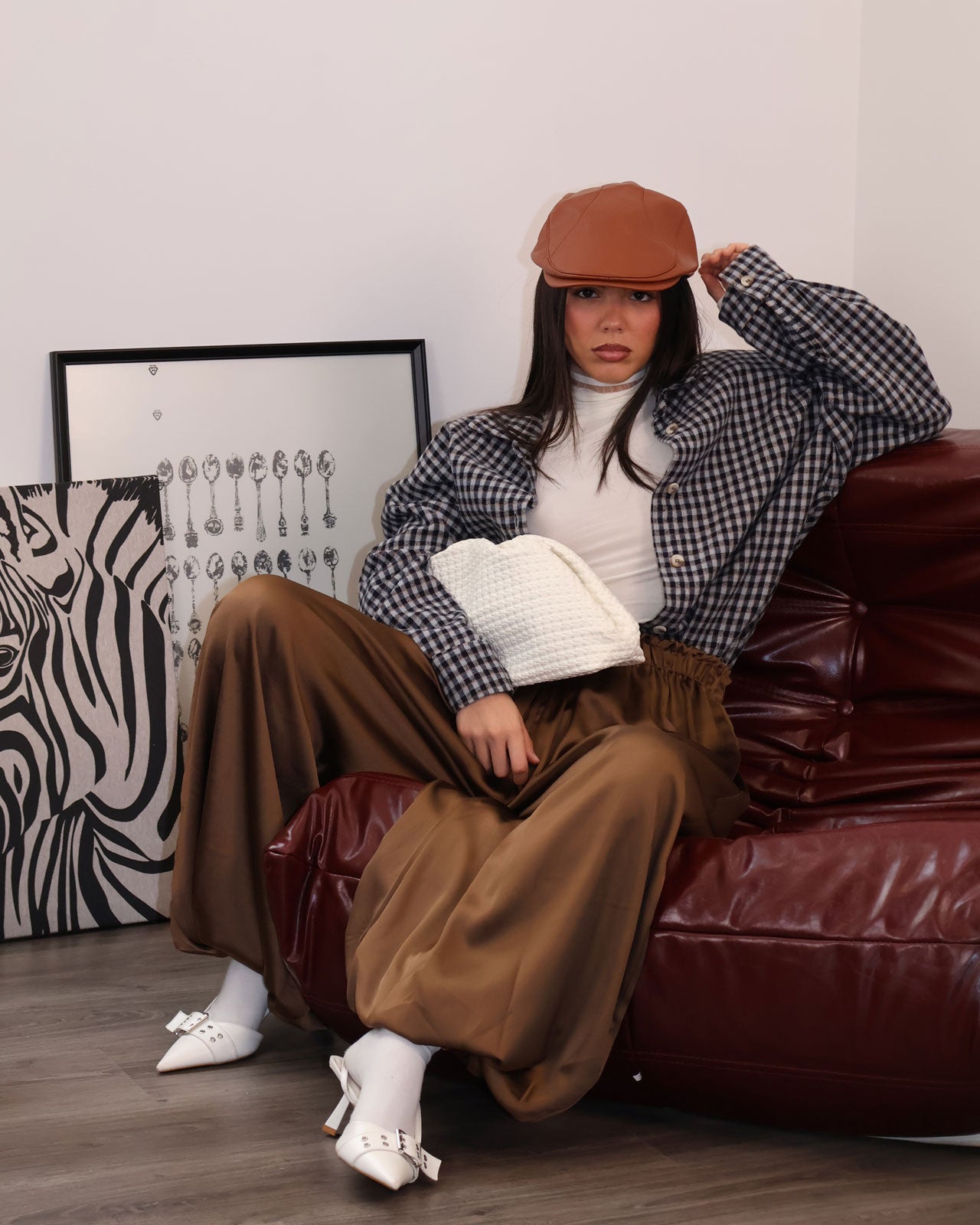 PANT FORTUNA MARRONE