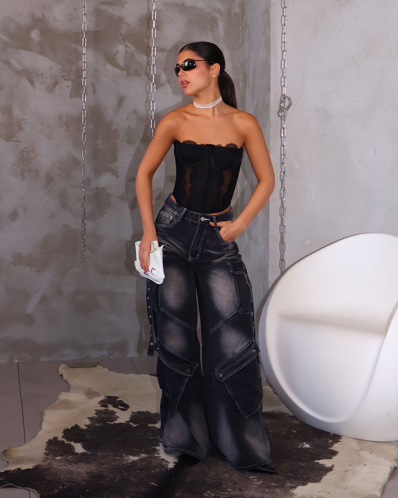 CORSET IN PIZZO