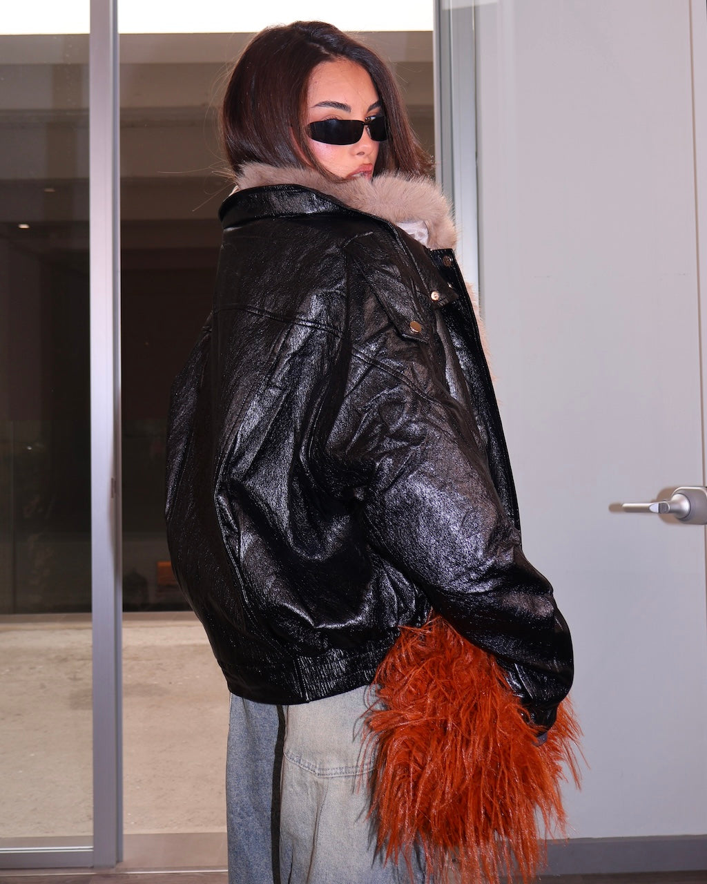 JACKET MIXED FUR