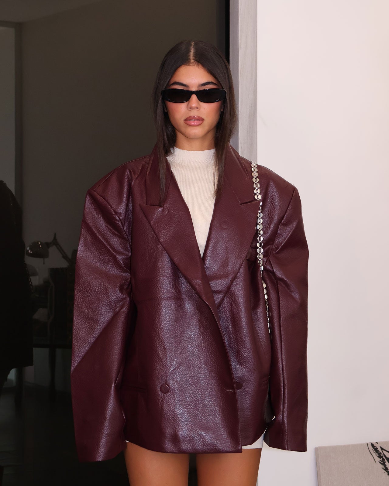 JACKET MORTICIA VINO