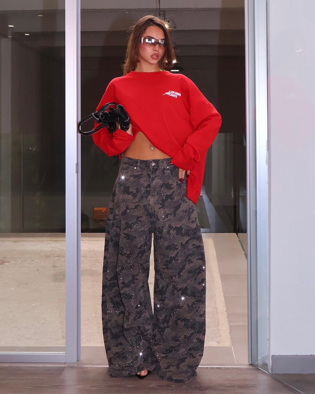 JEANS ALL STRASS MIMETIC