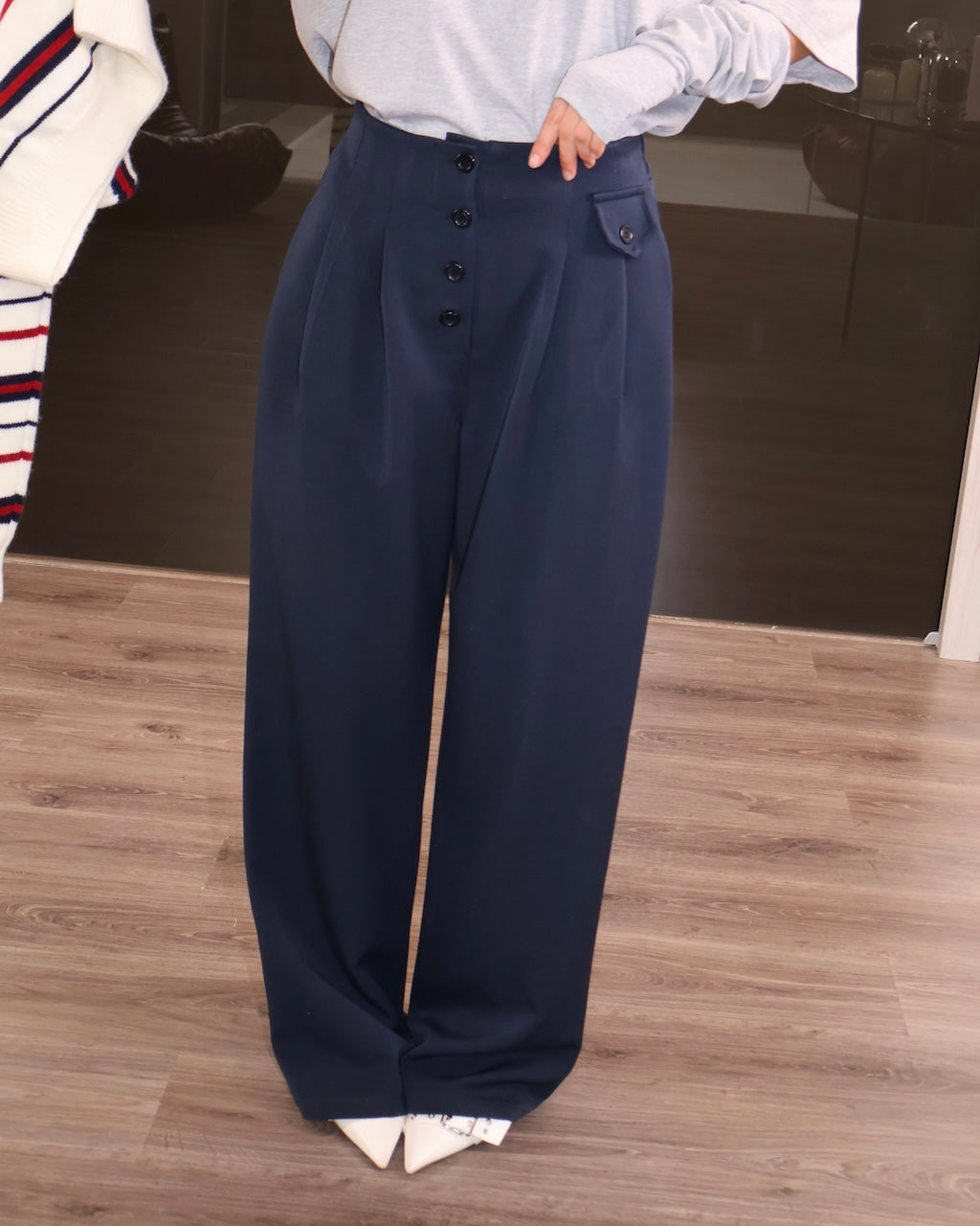 PANT CANZONE SOTTOFONDO BLU