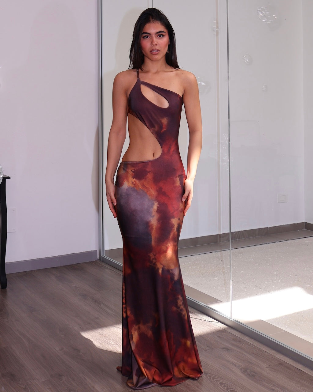 DRESS AMAZONICO MARRONE