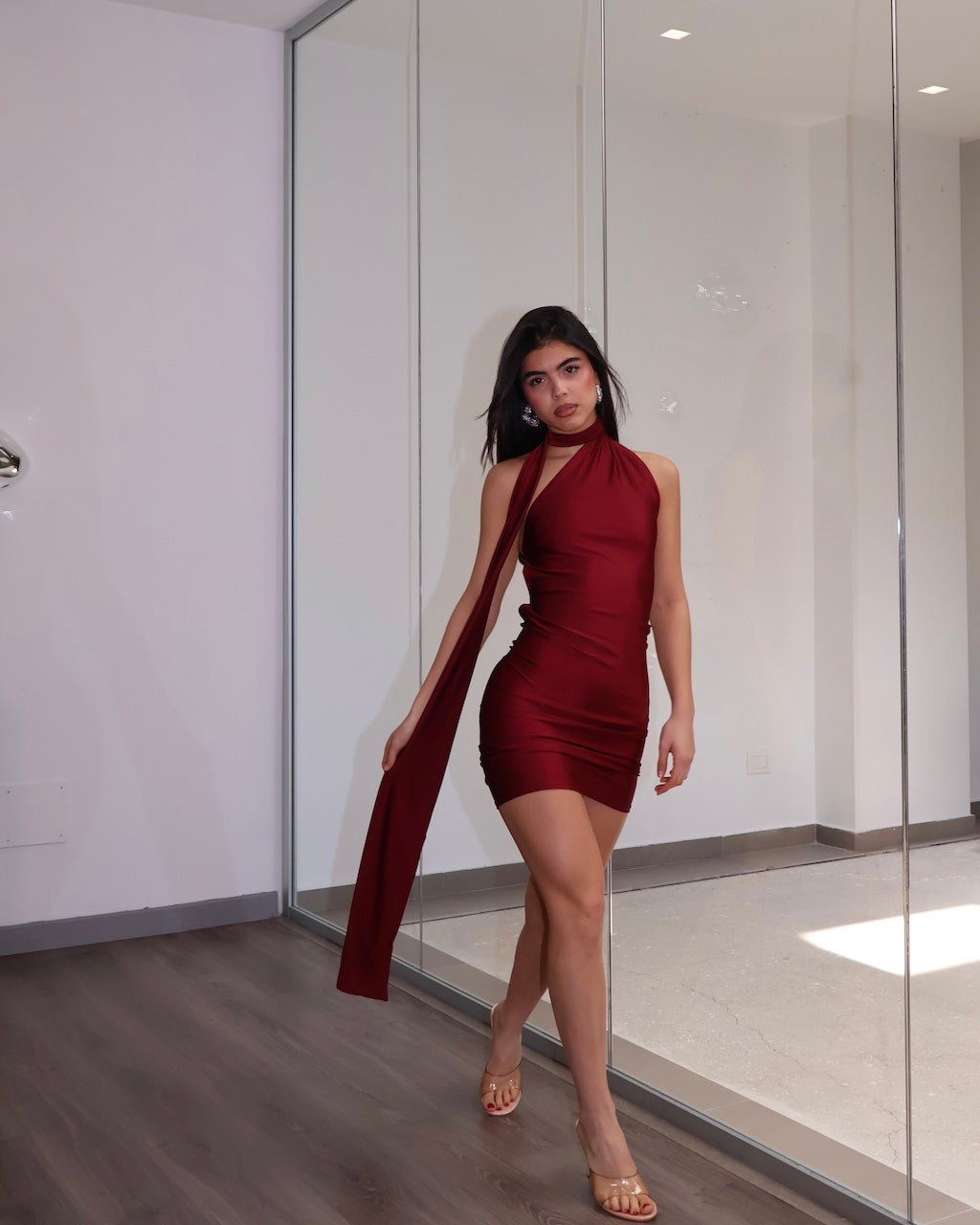 DRESS CICADA BORDEAUX