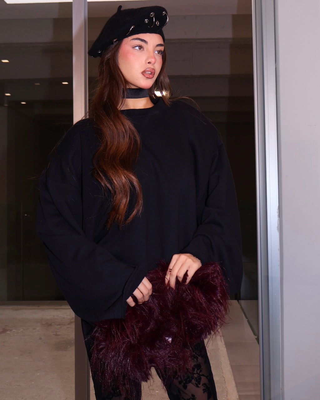 HOODIE SIMPLE CROP