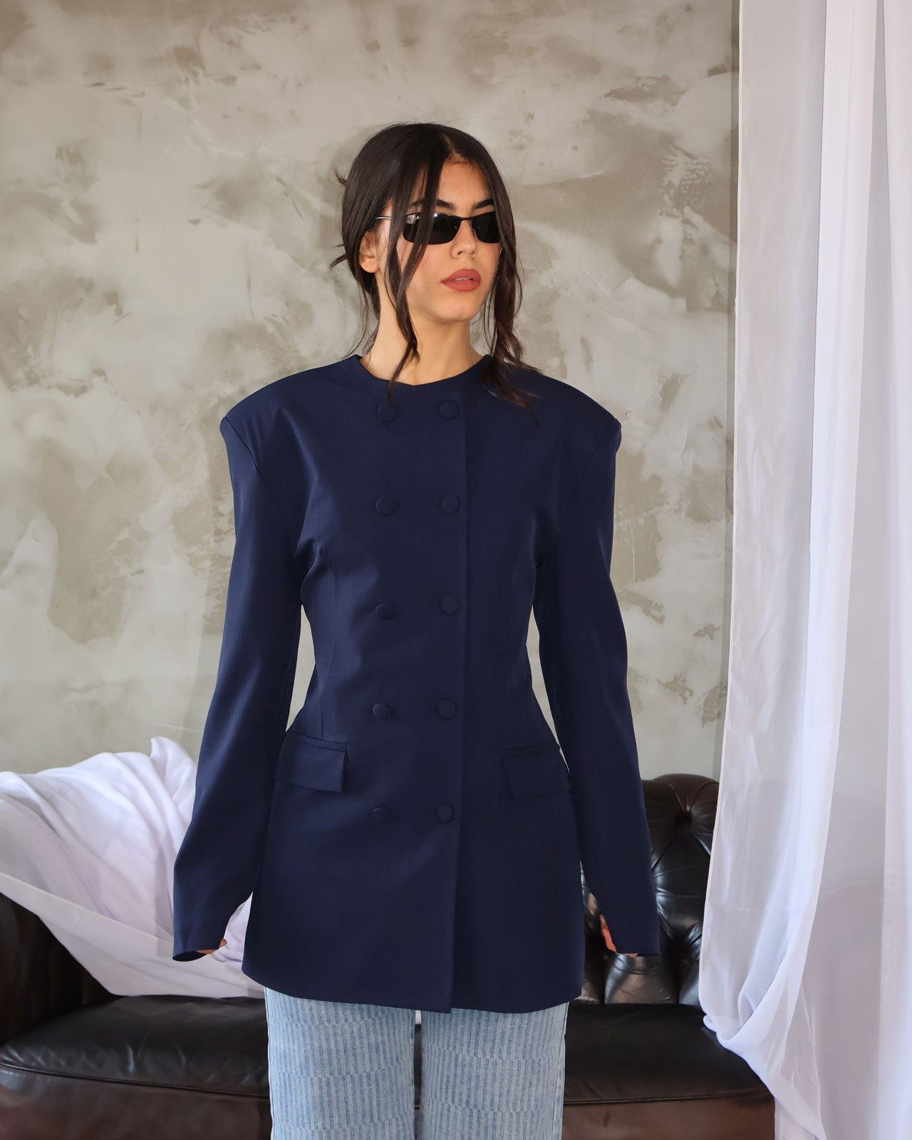JACKET BOTTONS BLU