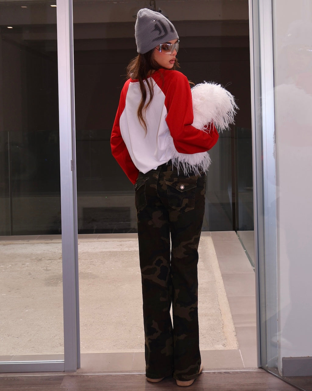JEANS LOW WAIST MILITAR
