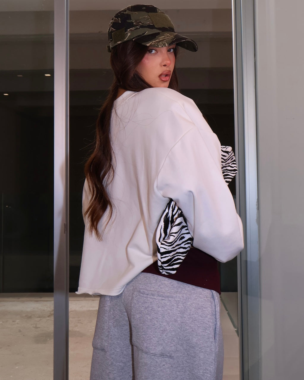 HOODIE SIMPLE CROP
