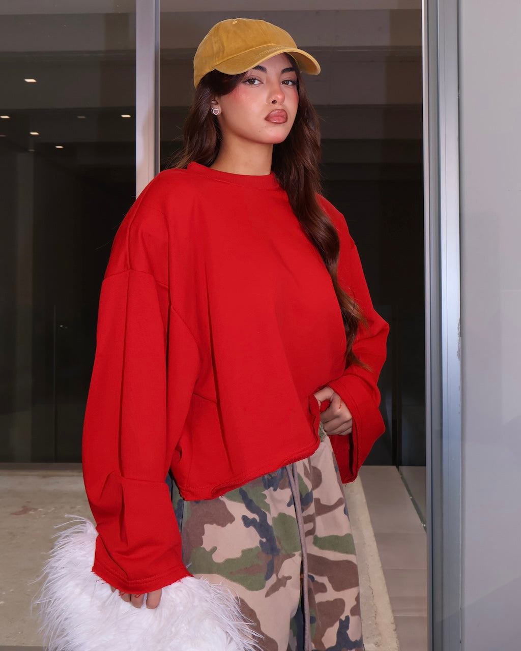 HOODIE SIMPLE CROP